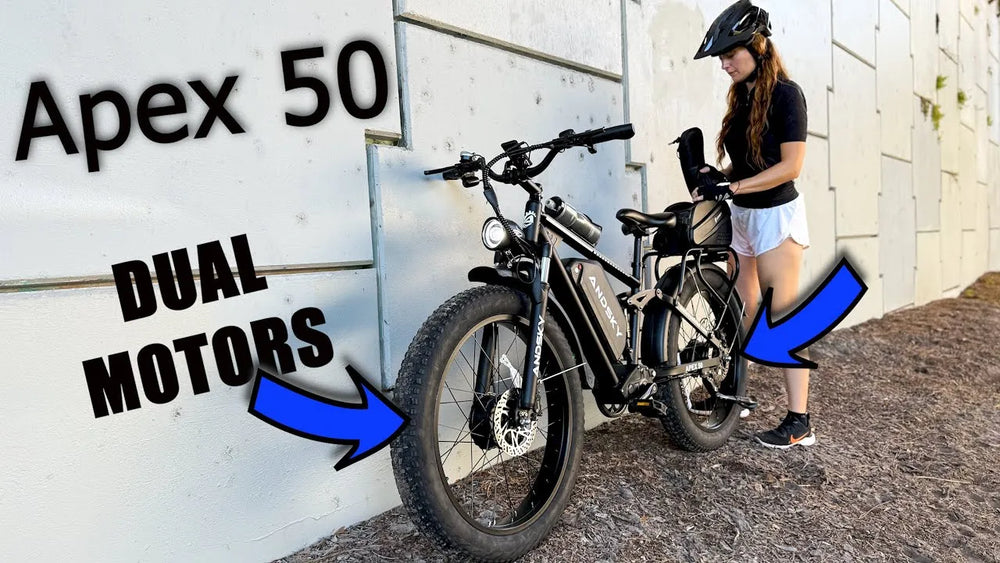 Andsky Apex 50 Dual Motor Fat Tire eBike GOES FAST OVER 30MPH! | Test Ride & Assembly